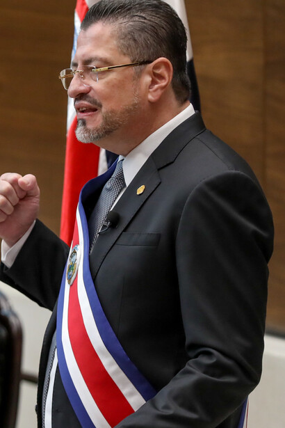 Discurso del Presidente Rodrigo Chaves Robles en la Asamblea Legislativa Administración 2022-2026. Foto: Julieth Méndez