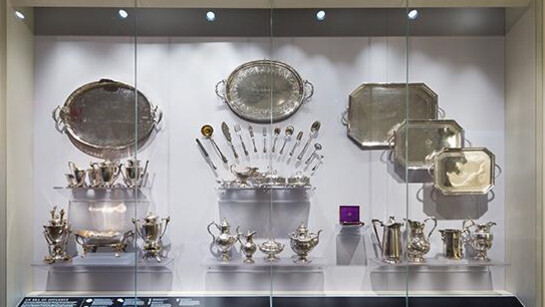 Roy J. Zuckerberg Hall of American Silver. Courtesy of New-York Historical Society