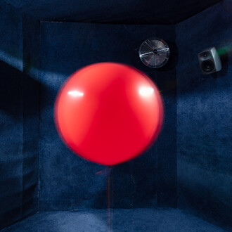 Installation view, Mark Fell, The Concept of Time is Intrinsically Incoherent, 2019. Photo: Anna Lukala, Courtesy of Focal Point Gallery
 