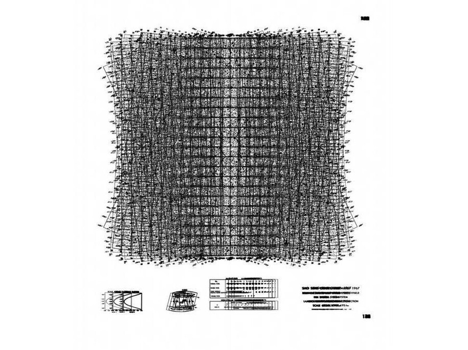Caroline Corbasson, Naked Eye, 2014, screenprint, 150 x 180 cm