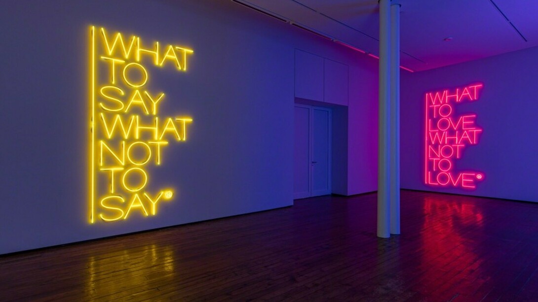 What to see what not to see, Exhibition view. Courtesy of Galleria Fumagalli