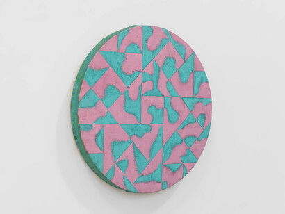 Lydia Okumura, Green and pink, 2002. Cortesia da Galeria Nara Roesler