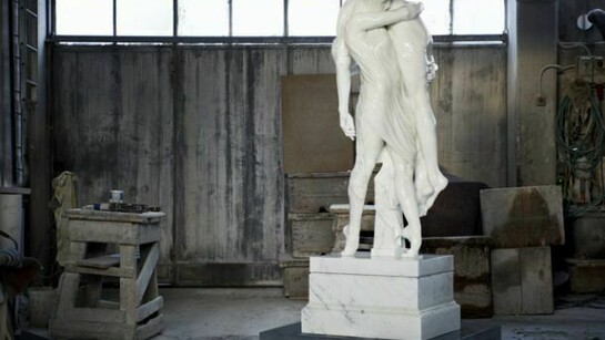 Ballerina and Boy, Kevin Francis Gray, white statuario carrara marble, 2013 © Kevin Francis Gray