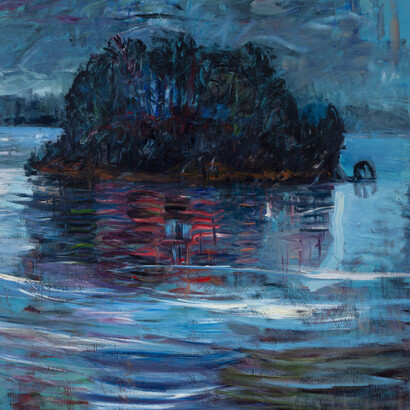 Michael Mazur, The island (detail), 1984. Courtesy of the Schoolhouse Gallery