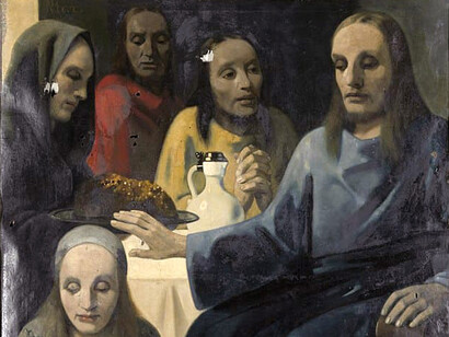 El lavado de los pies. Otra obra que Van Meegeren hizo pasar como un Vermeer