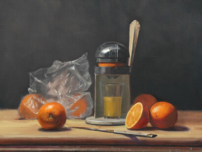 Robert Lenz, O.J., Oil on Linen, 14" x 18", Courtesy of Agora Gallery