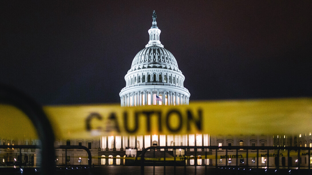 Sede del Capitolio, sede de las dos cámaras parlamentarias, ubicado en Washington D.C., EE.UU.