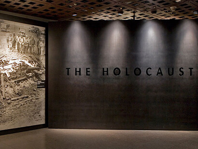 The Holocaust, Exhibition view. Courtesy of Holocaust Memorial Museum