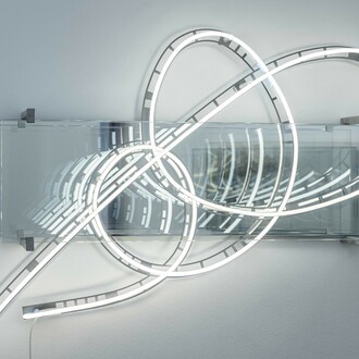 Brigitte Kowanz, UN Climate Change Paris 30.11.2015, 12.12.2015, 2019. Photo: Dirk Tacke