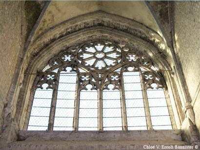 Glass window. San Martino al Cimino  