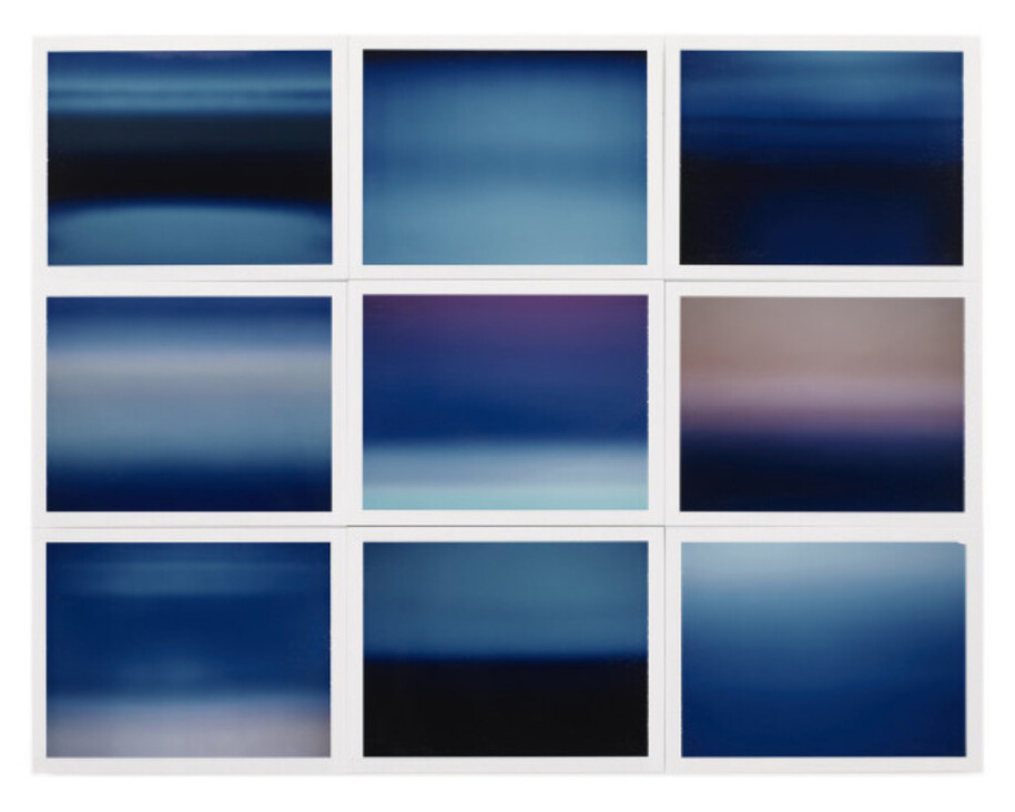 Thomas Paquet. Horizon, étude couleur #2. Courtesy Galerie Thierry Bigaignon.