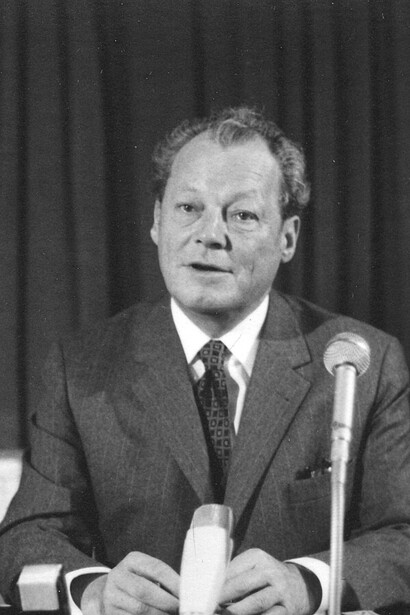 Willy Brandt initiierte in den 1960er Jahren die sogenannte Ostpolitik. Bild. Willy Brandt