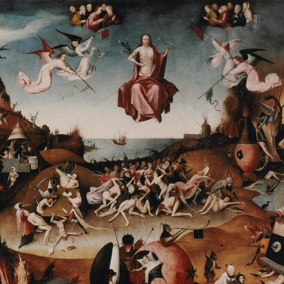 Hieronymus Bosch (bottega di), Giudizio Universale, 1500-10. Collezione privata
