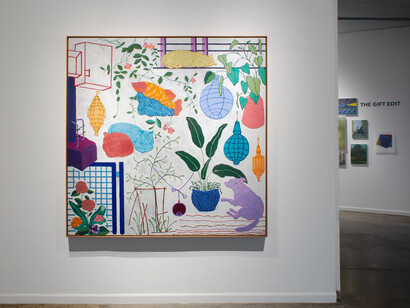 John Miranda, Viajero, ehxibition view. Courtesy of Galleri Urbane