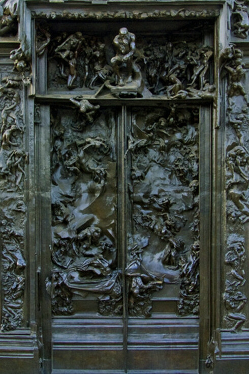 Puerta del Infierno, Jardin de las Esculturas de Rodin, Standford, California, Estados Unidos