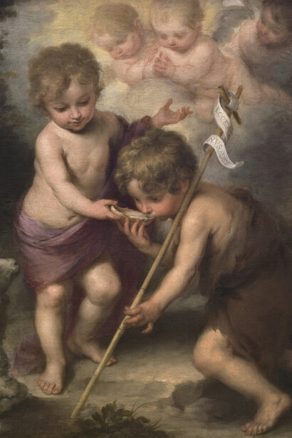 Bartolomé Esteban Murillo, Los niños de la concha (detalle), hacia 1670. Cortesía del Museo Nacional del Prado