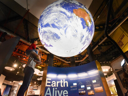 Earth alive, exhibition view. Courtesy of Science Centre