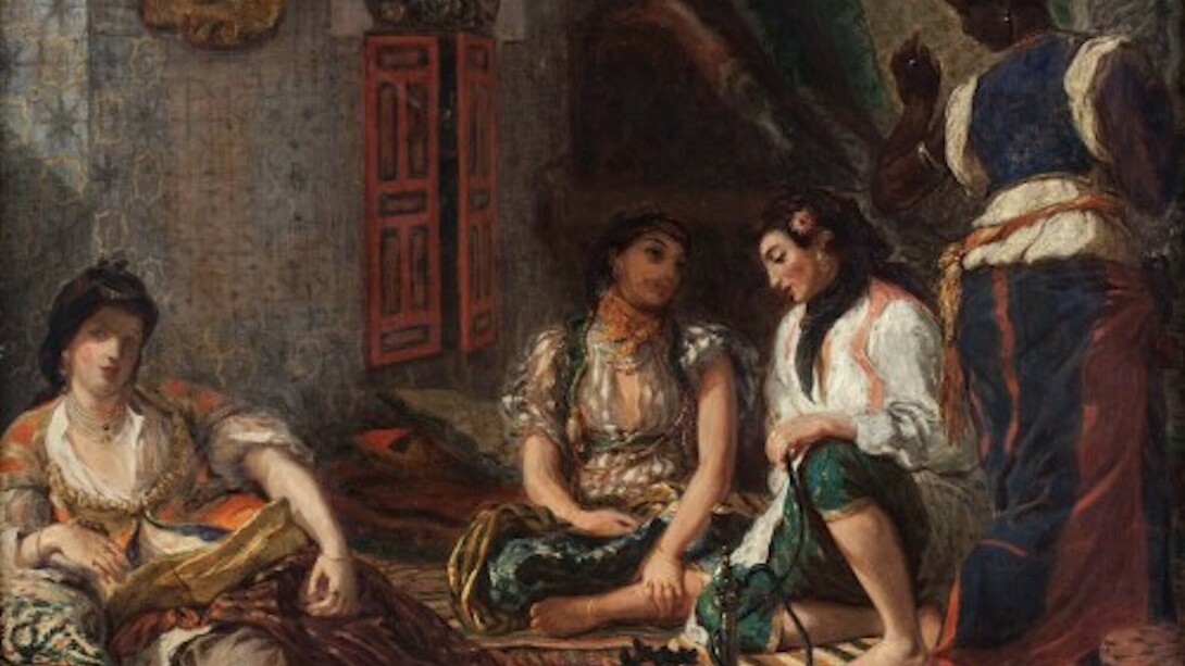 Henri Fantin-Latour, d’après Eugène Delacroix, Femmes d’Alger, huile sur toile © Musée du Louvre, Dist. RMNGrand Palais / Harry Bréjat