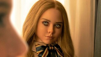 Poster from the  horror-comedy film M3gan