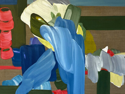 Mojé Assefjah, Whispering branches (detail), 2025. Courtesy of Heather Gaudio Fine Art