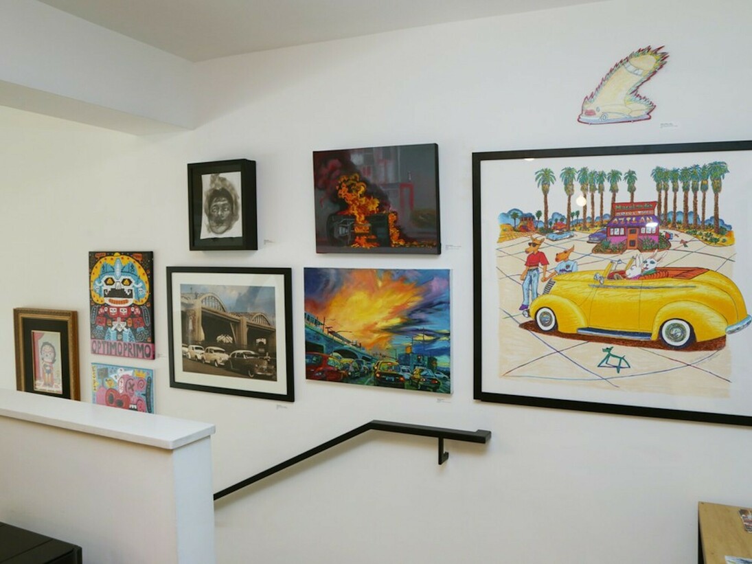 Los Four Meets los 40, Exhibition view. Courtesy of Gregorio Escalante Gallery