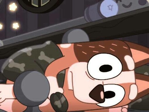 From an episode of Bluey where Bingo learns how to sleep without her mom