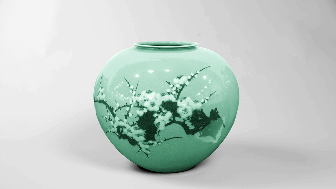 Kim Se-Yong, Celadon Pottery Exhibition, 2024. Courtesy of Kate Oh Gallery