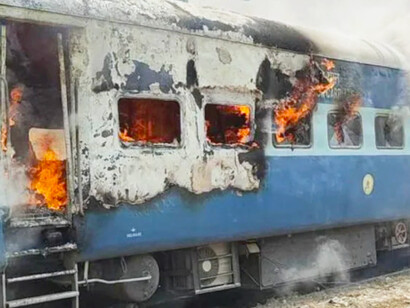 Bihar, India: protests against the Agniveer scheme led to rampant vandalism