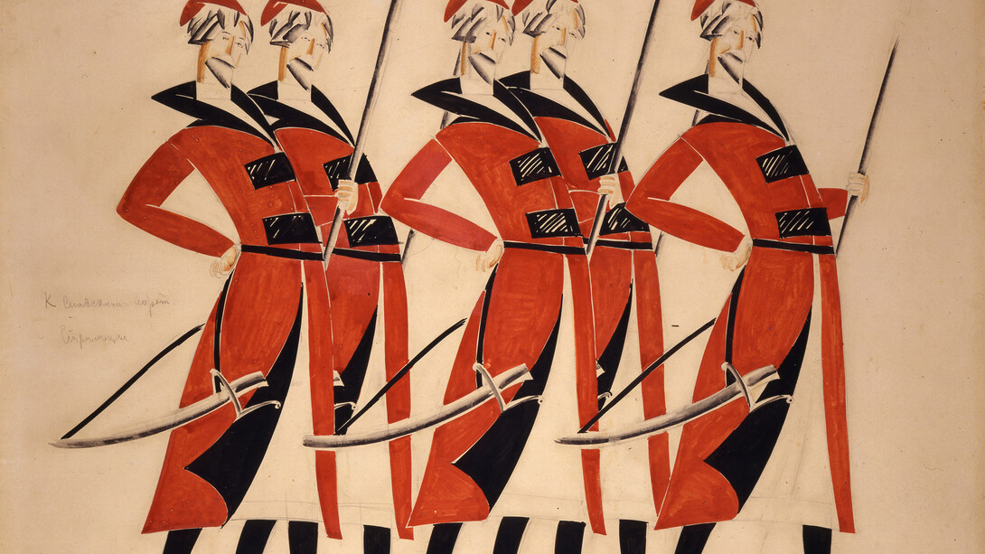 Vladimir Tatlin, Costume design for Life for the Tsar, 1913-1915, © A. A. Bakhrushin State Central Theatre Museum