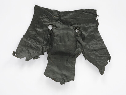 Leather mask, 13th cent. Courtesy of Museum of the History of Riga and Navigation