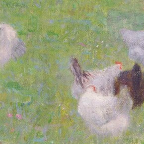 Gustav Klimt, Nach dem regen (detail), 1898. Courtesy of Lower Belvedere