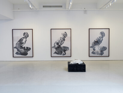 Reza Aramesh, Installation view at Leila Heller Gallery. Photo by Brian Buckley
