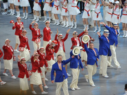 The 2008 Beijing Olympic Opening Ceremony embodied the theme “One World, One Dream,” symbolizing unity and global harmony