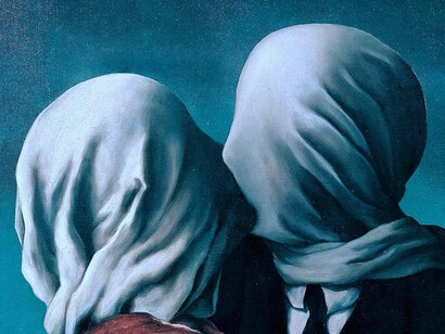 «Los amantes» (1928), Magritte