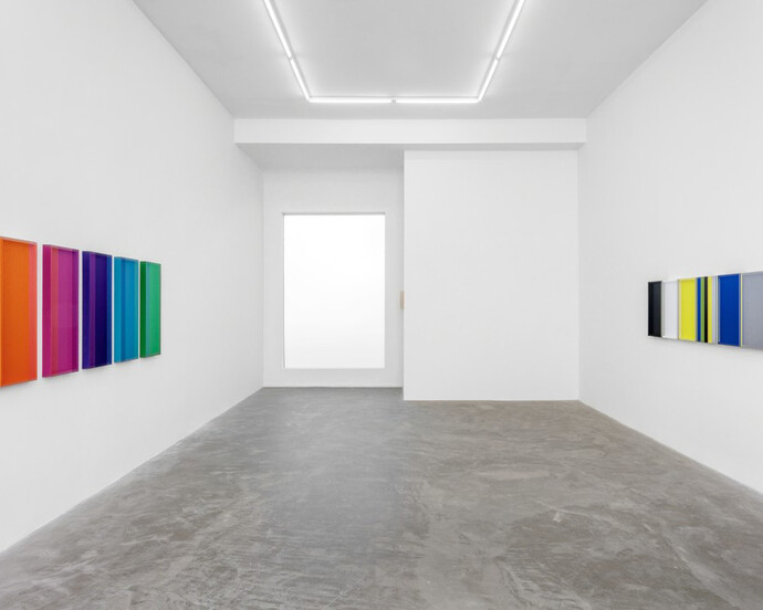 Brian Wills, Exhibition view. Courtesy of Praz-Delavallade