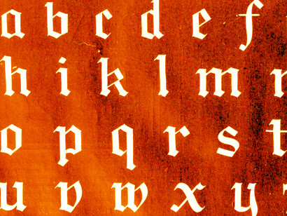 The latin alphabet