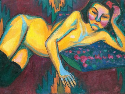 Sonia Delaunay, Nu Jaune, 1908 Musée des Beaux-arts de Nantes, © Pracusa 2013057  