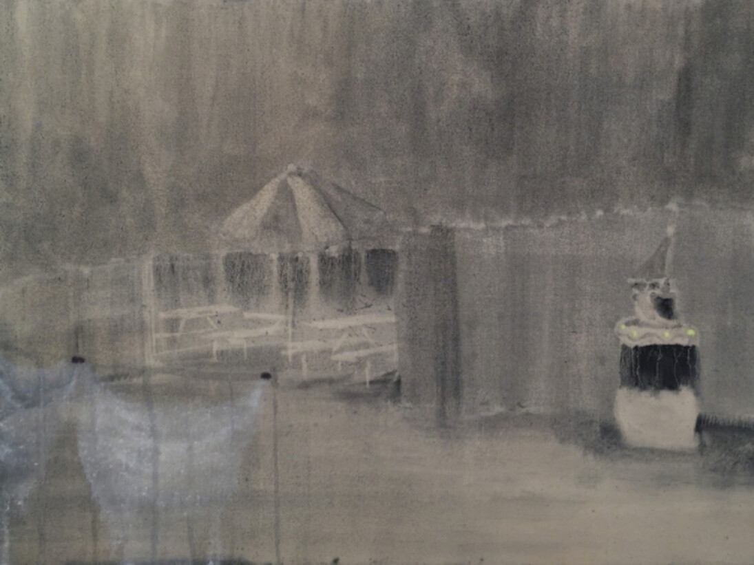 Michelle Conway, Huck Finns At Night, 2016. Courtesy of bo.lee gallery
