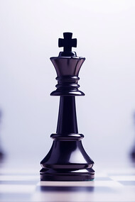 A check stands on the chessboard
