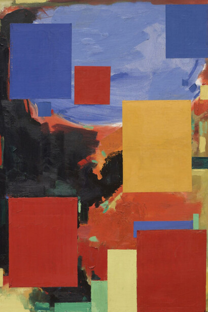Hans Hofmann (1880-1966): Goliath | Goliat | Goliath, 1960, huile sur toile | Öl auf Leinwand | oil on canvas, 213,7 x 152,4 cm / University of California, BAMPFA, Gift of the artist, 1966 / © 2016 The Renate, Hans and Maria Hofmann Trust/Artist Rights Society (ARS), New York