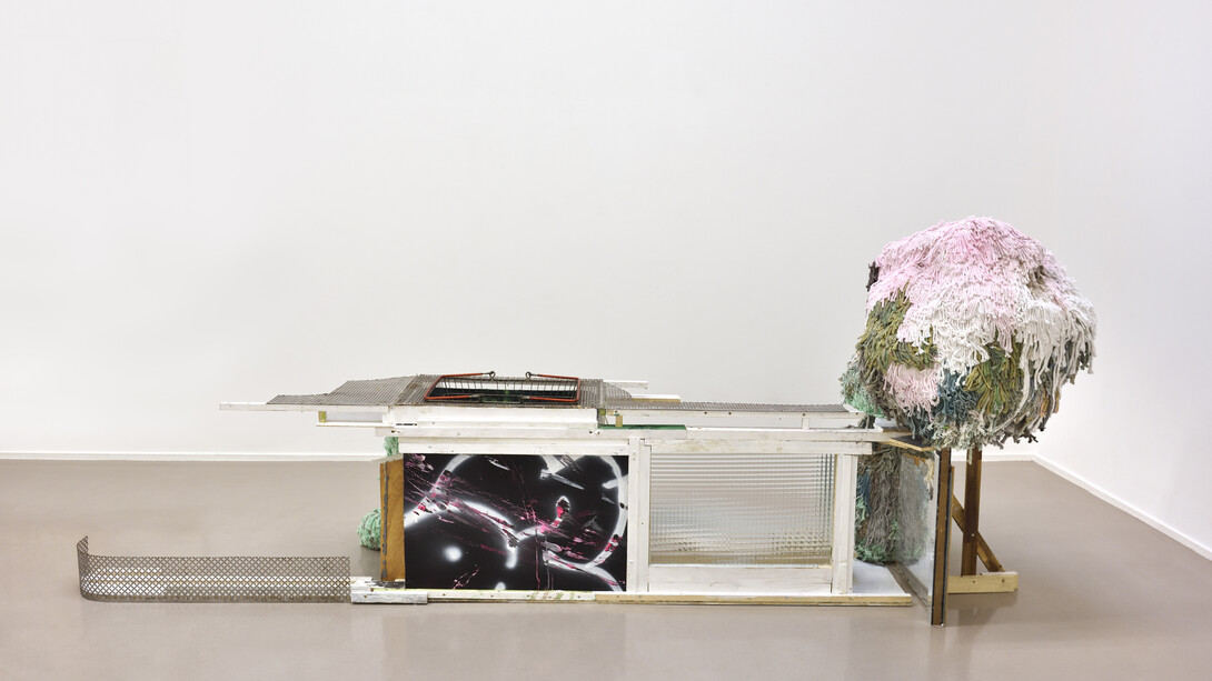 Thomas Buswell, Pangloss’s lost candy floss, exhibition view. © Rebecca Fanuele Courtesy of the artist and Galerie Suzanne Tarasieve, Paris