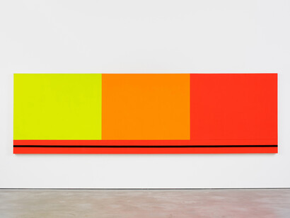 Peter Halley, Exhibition view. Courtesy of Modern Art