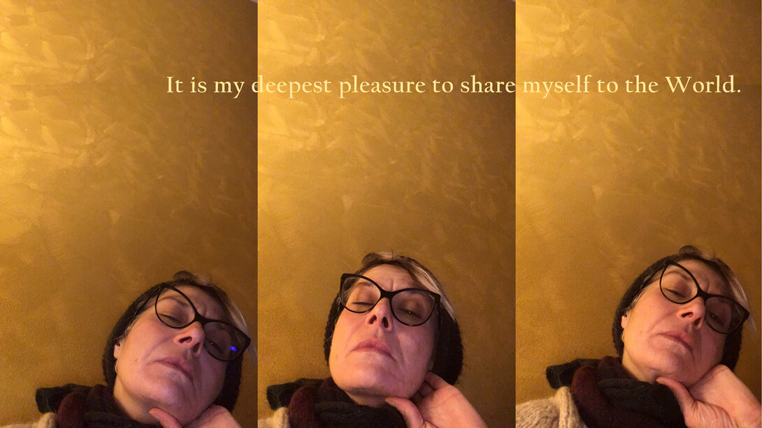 Christina Magnanelli Weitensfelder, 2018, It is my deepest pleasure to share myself to the World