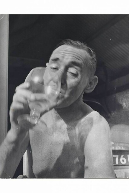 John Deakin, Deakin Drinking, 1960s, Courtesy Robin Muir