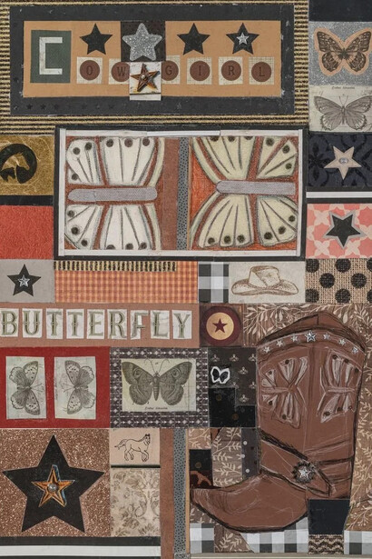 Renée Borkow, Cowgirl I (detail), 2025. Courtesy of Viridian Artists 