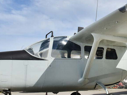 Cessna 0-2A Skymaster. Courtesy of Pearl Harbor Aviation Museum