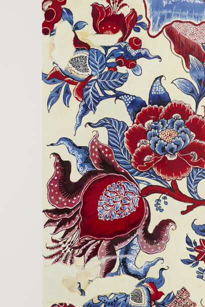 Gibb Slife, detail of Untitled (Palampore), 2014, oil on canvas, 60 x 48 inches