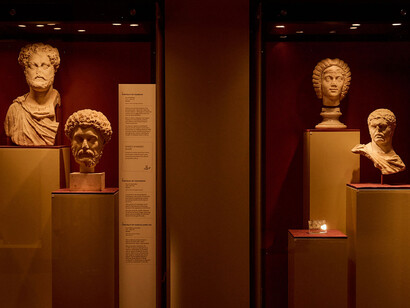 Rome: empire, power, people, exhibition view. Courtesy of Melbourne Museum