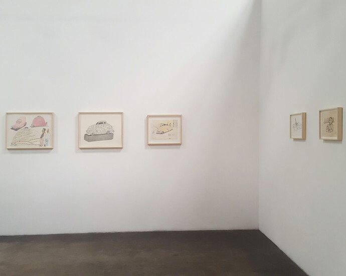Gilbert "Magu" Luján, Exhibition view. Courtesy of Craig Krull Gallery