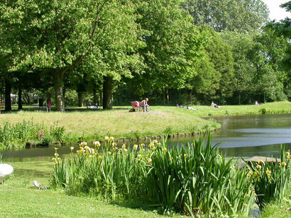 Beatrixpark, otro de los numerosos parques de Ámsterdam